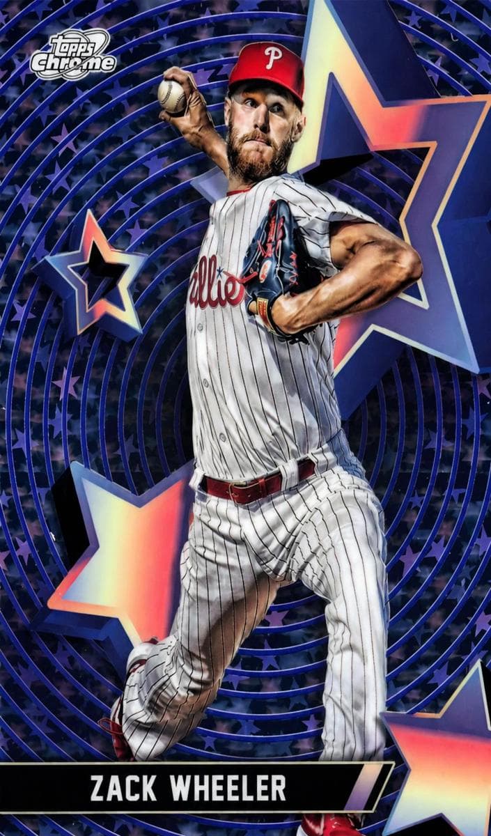 Zack Wheeler 2025 topps Topps Cosmic Chrome