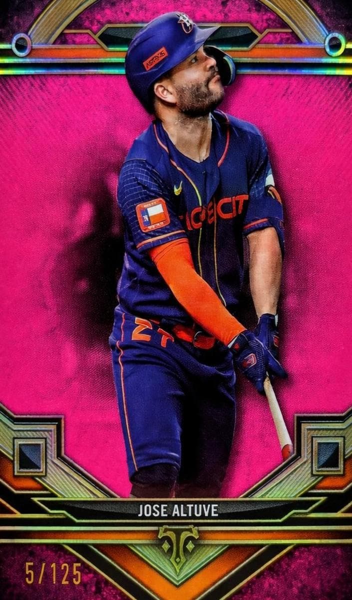 Jose Altuve 2024 topps Topps Triple Threads