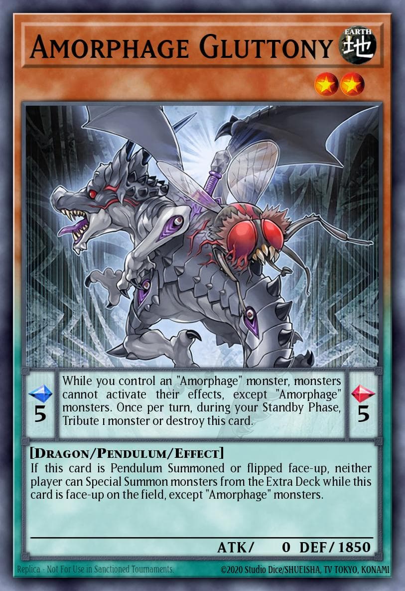 Amorphage Gluttony 2016 Yu-Gi-Oh!