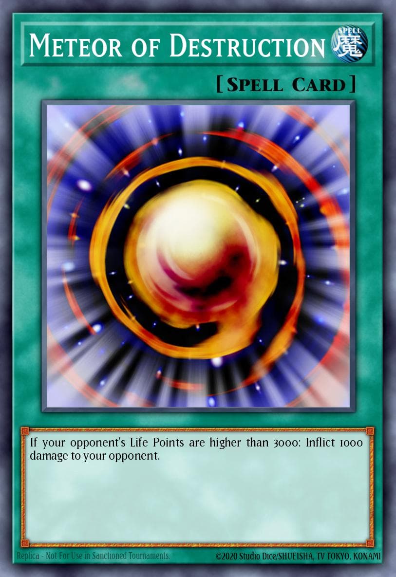 Meteor of Destruction 2004 Yu-Gi-Oh!