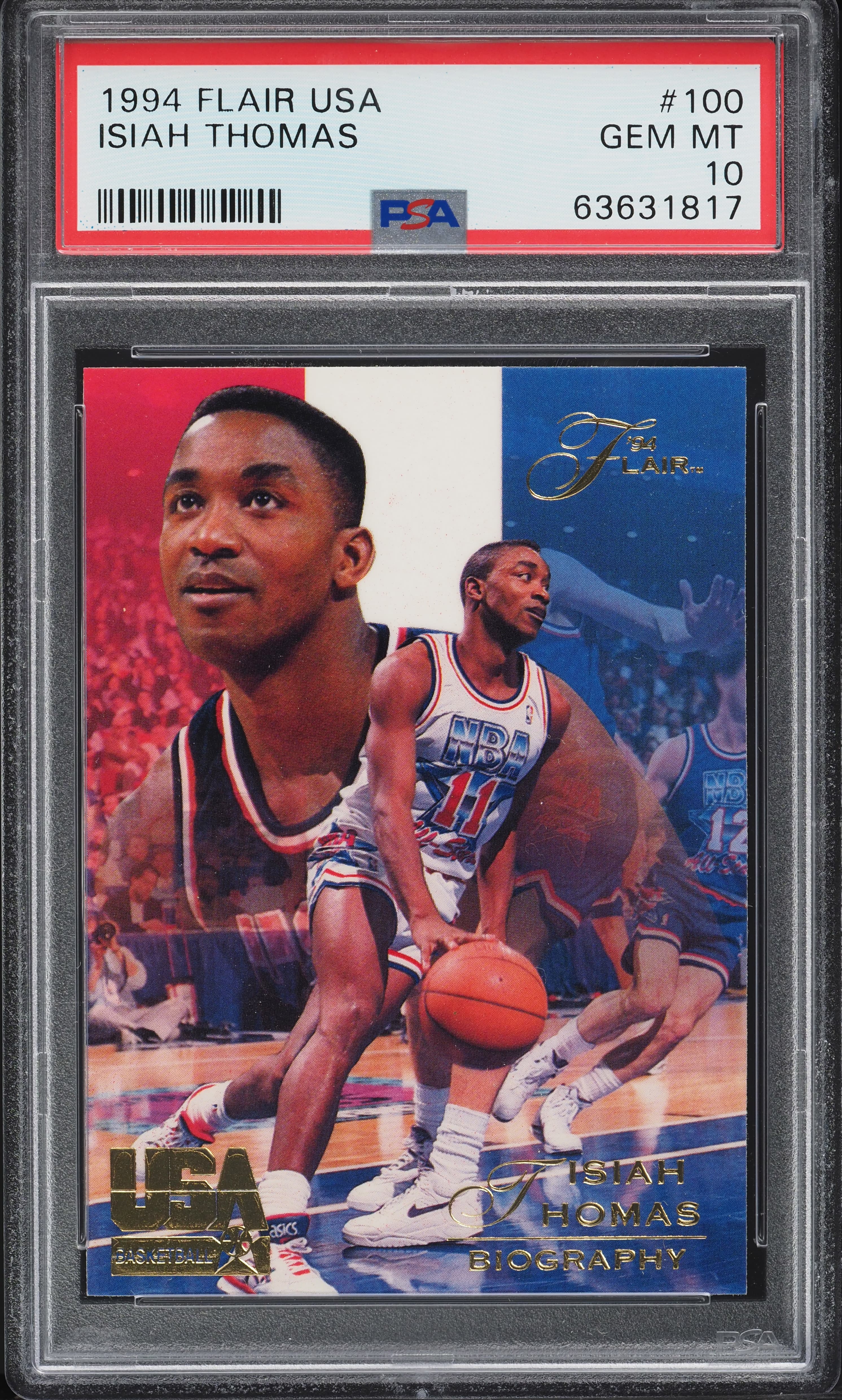 Isiah Thomas 1994 unknown Flair Team USA
