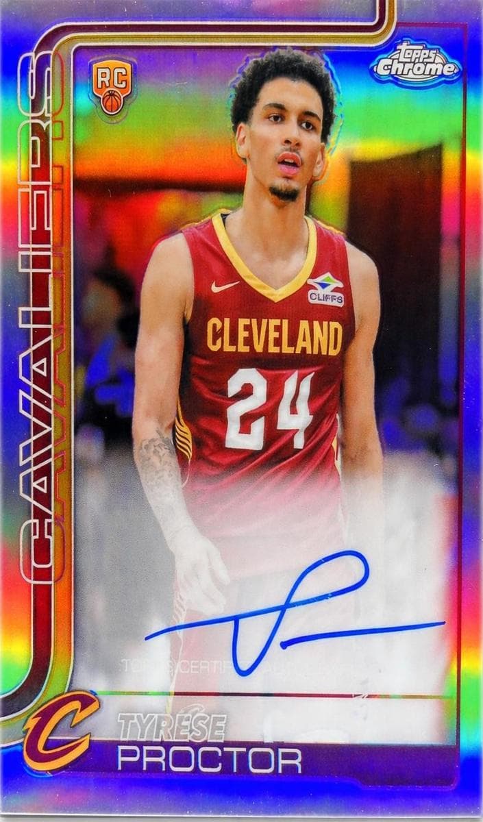 Tyrese Proctor 2025 topps Topps Chrome