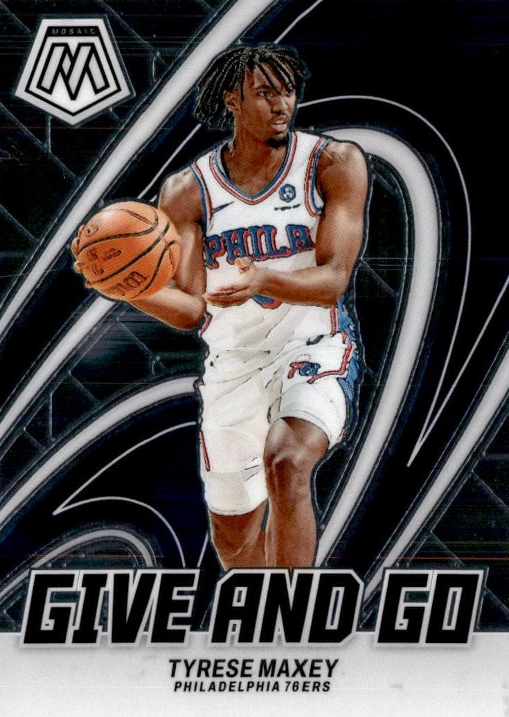 Tyrese Maxey 2023 panini Panini Mosaic