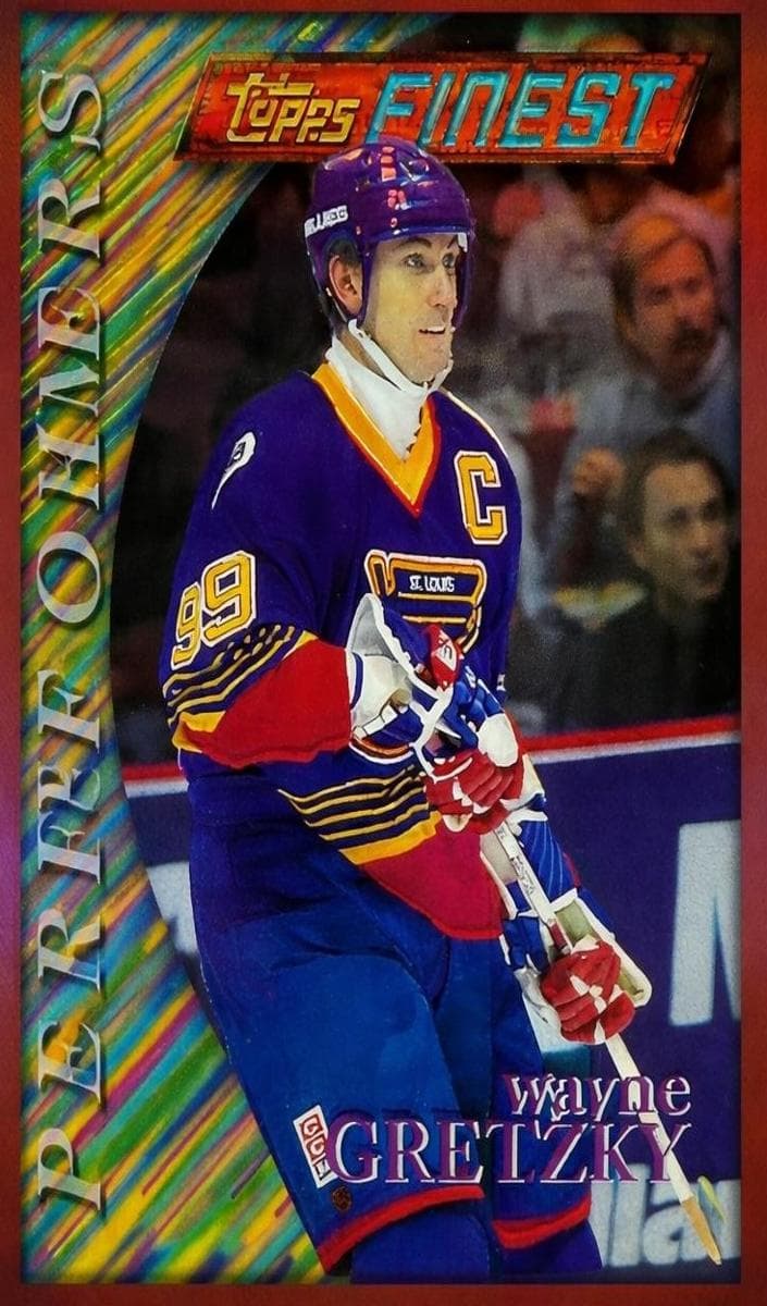 Wayne Gretzky 1995 topps Topps Finest