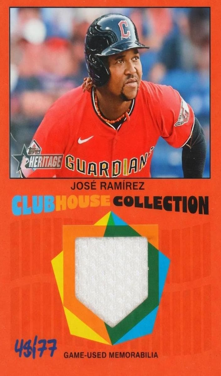 Jose Ramirez 2026 topps Topps Heritage