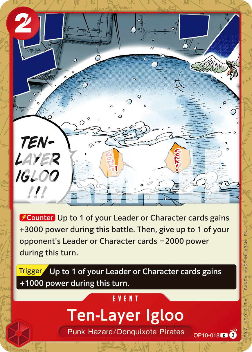 Ten-Layer Igloo 2025 One Piece Premium Booster 2 Foil PRB-02