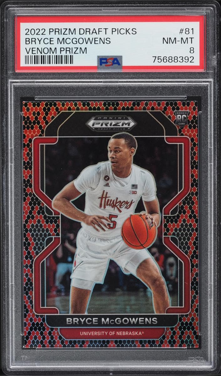 Bryce McGowens 2022 panini Panini Prizm Draft Picks