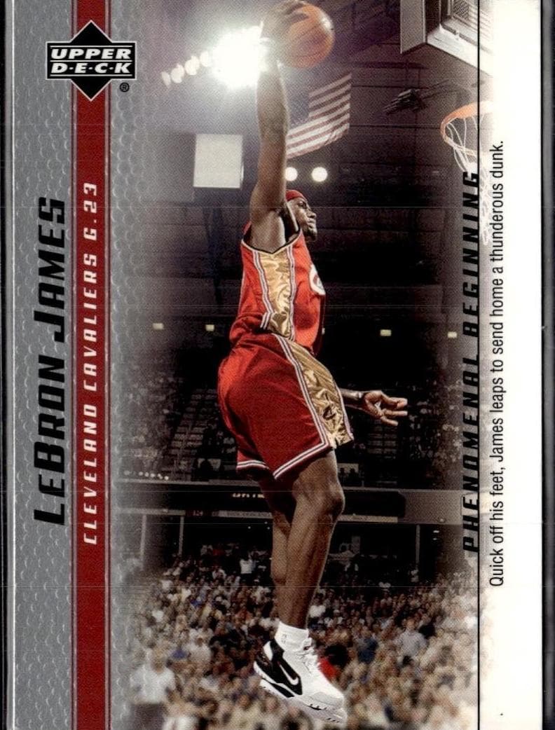 Lebron James 2003 upper-deck Lebron James Phenomenal Beginnings