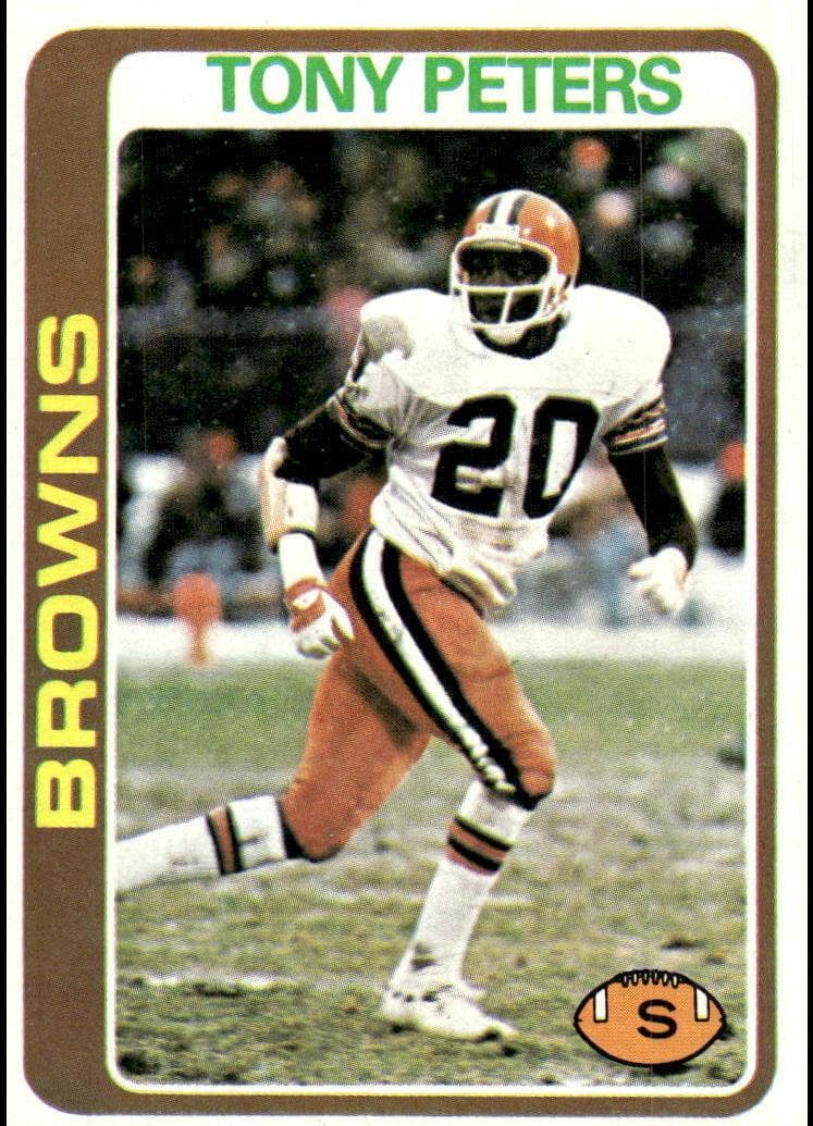 Tony Peters 1978 topps Topps