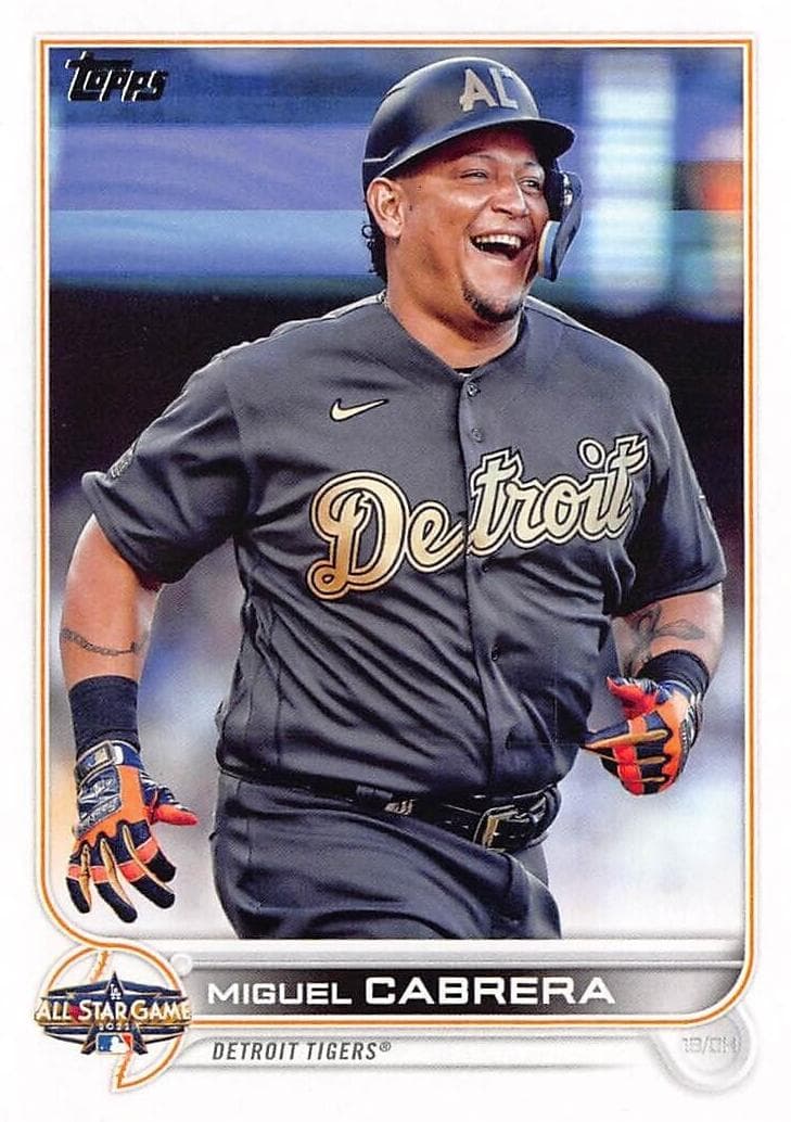Miguel Cabrera 2022 topps Topps Update