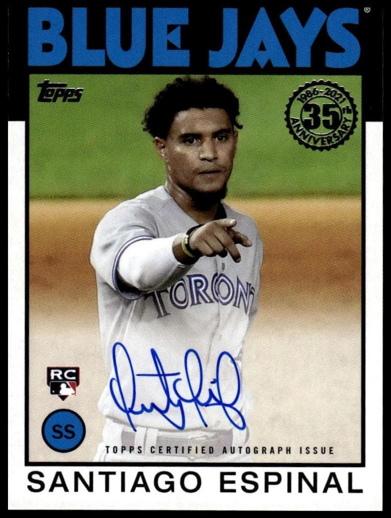 Santiago Espinal 2021 topps Topps