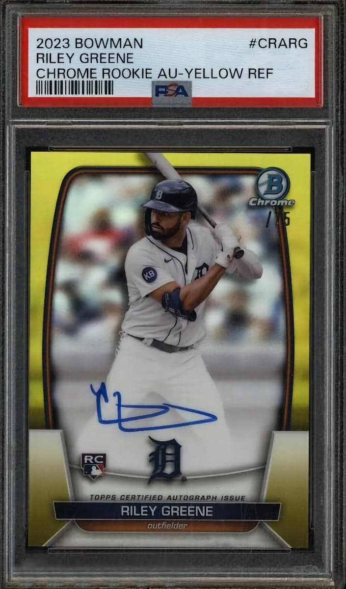 Riley Greene 2023 bowman Bowman Chrome