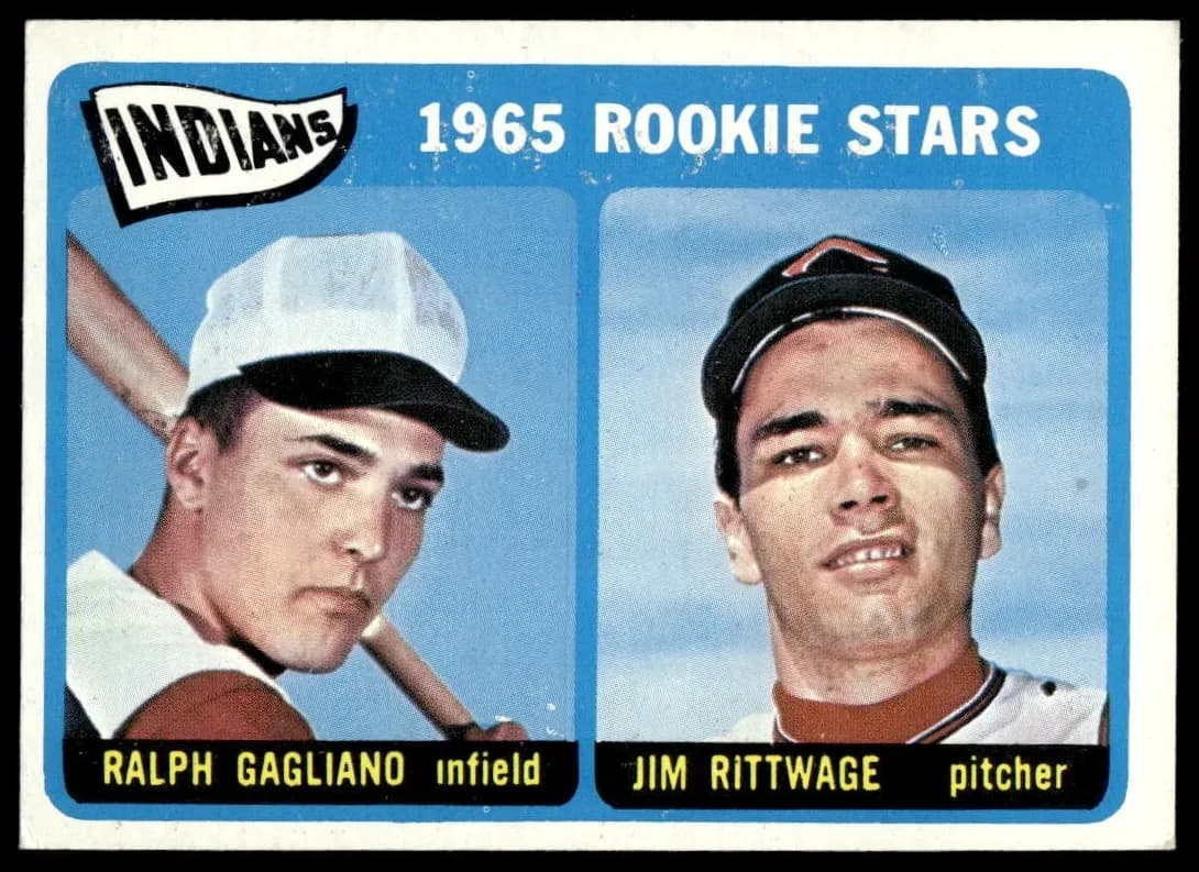 Indians 1965 Rookie Stars (Ralph Gagliano / Jim Rittwage) #501