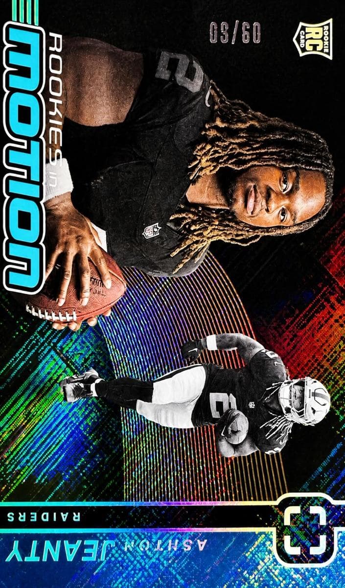 Ashton Jeanty 2025 Panini Phoenix rookie card