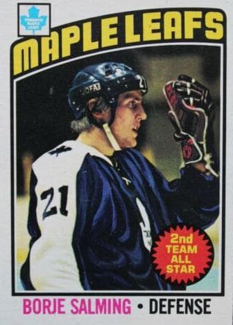 Borje Salming 1976 topps O-Pee-Chee