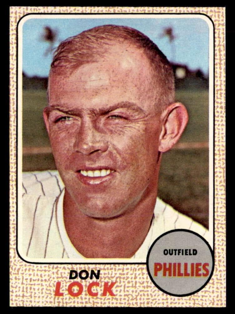 Don Lock 1968 topps O-Pee-Chee