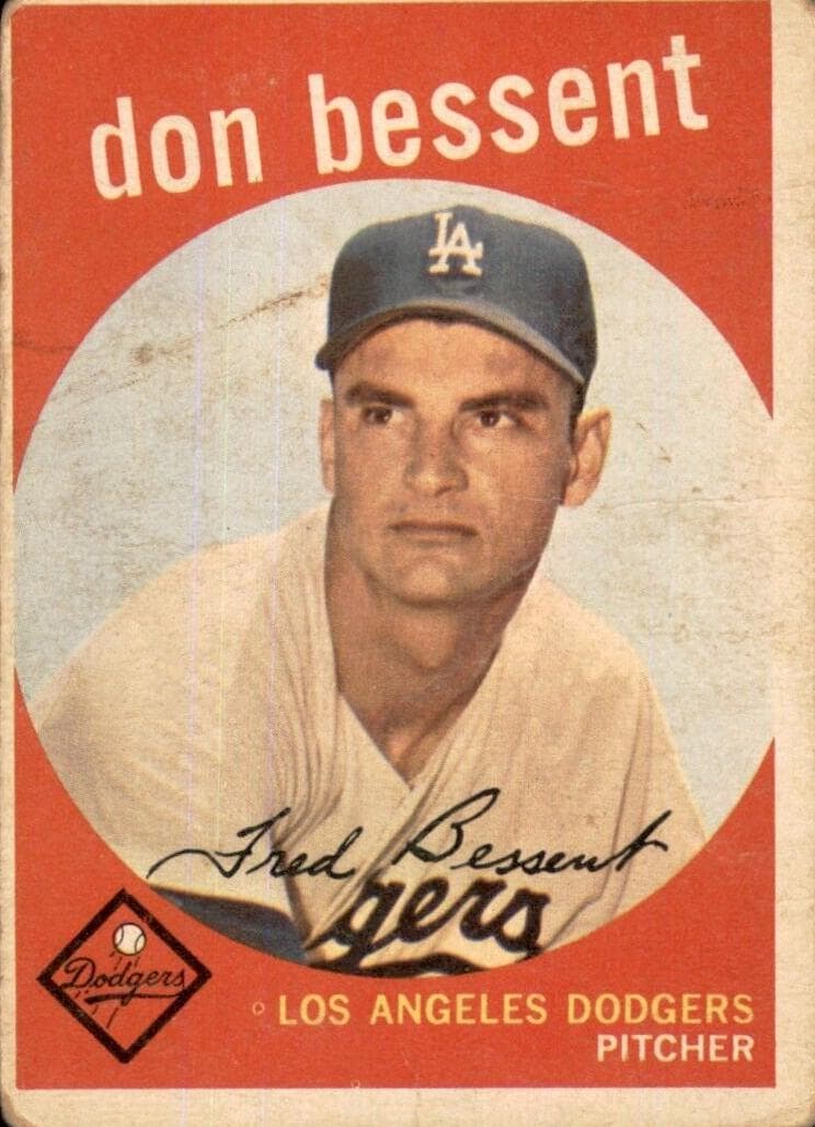 Don Bessent 1959 topps Topps