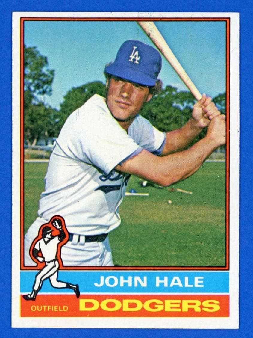 John Hale 1976 topps Topps