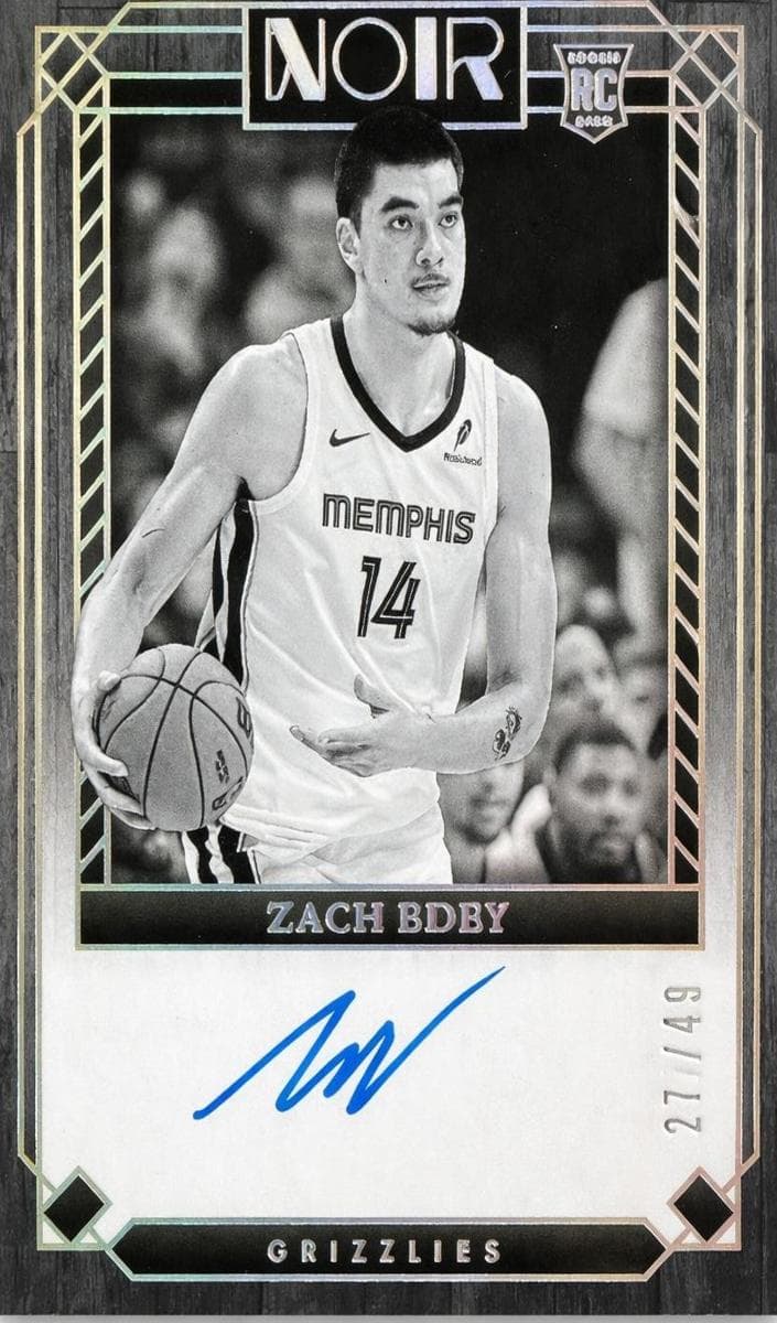 Zach Edey 2024 panini Panini Noir