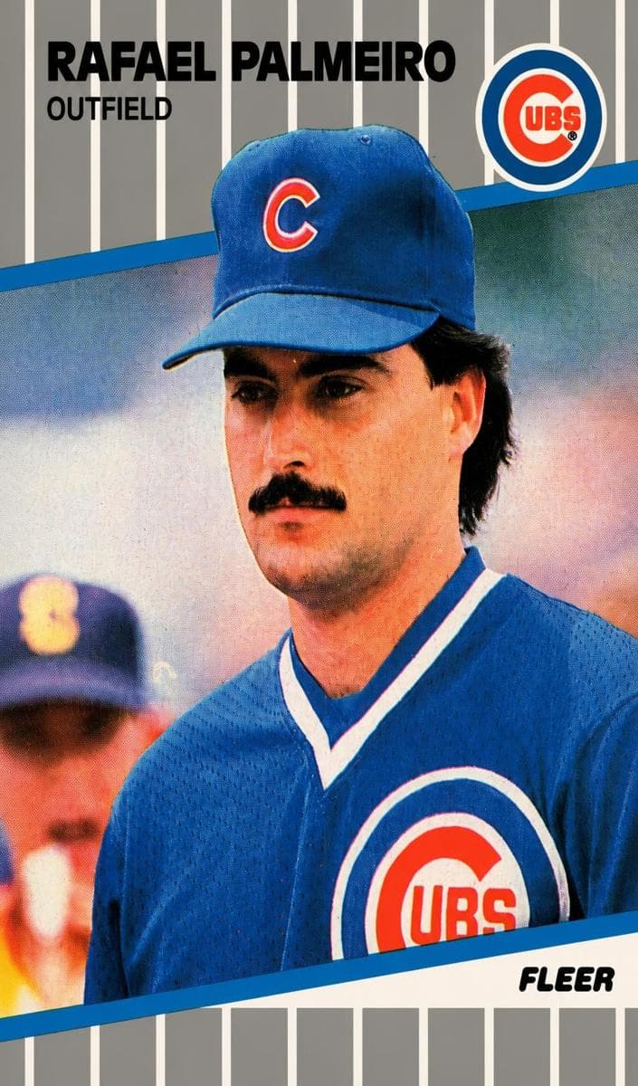 Rafael Palmeiro 1989 fleer Fleer