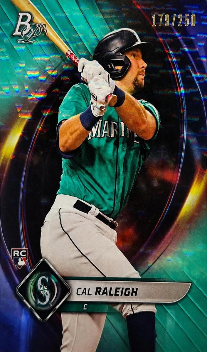 Cal Raleigh 2022 bowman Bowman Platinum