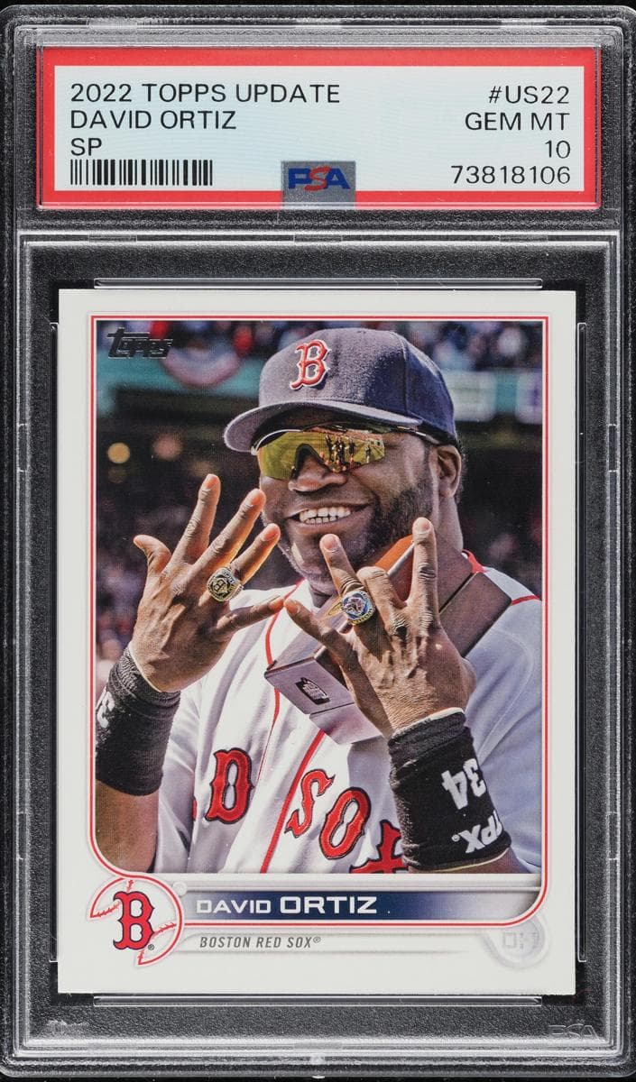 David Ortiz 2022 topps Topps Update