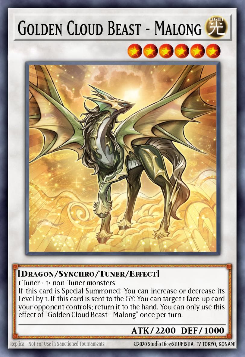 Golden Cloud Beast - Malong 2023 Yu-Gi-Oh! Cyberstorm Access