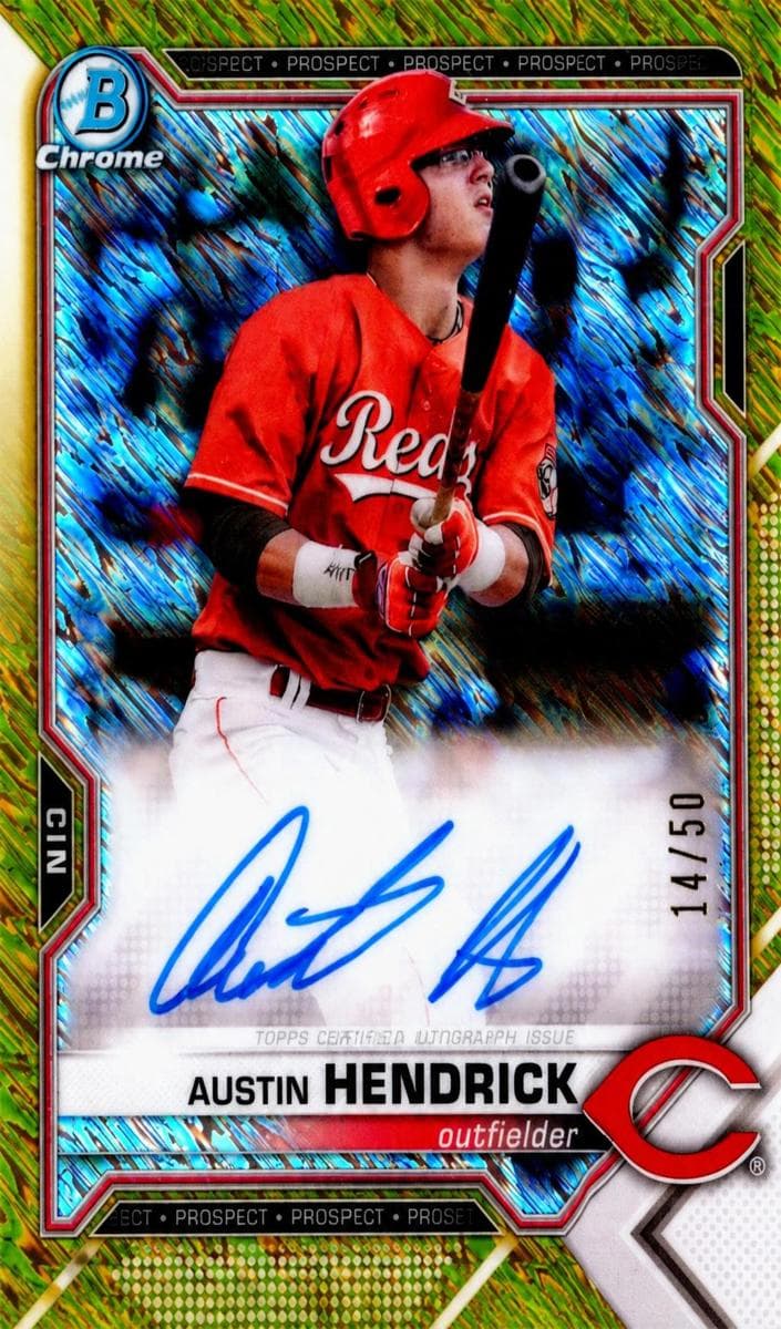 Austin Hendrick 2021 bowman Bowman