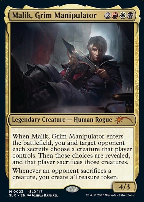 Malik, Grim Manipulator 2022 Magic: The Gathering
