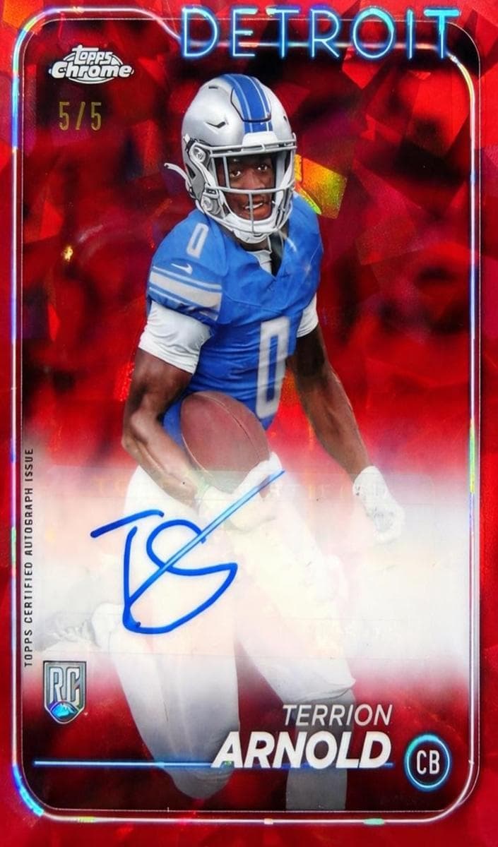 Terrion Arnold 2024 topps