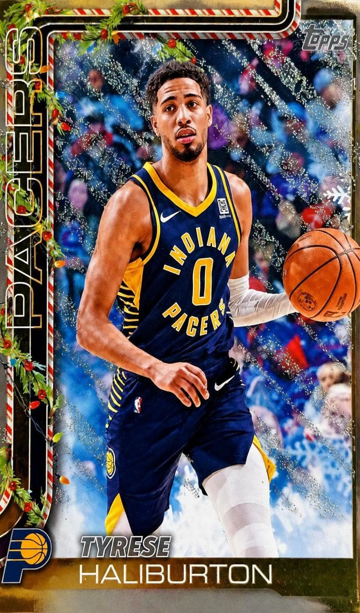 Tyrese Haliburton 2025 topps Topps Holiday