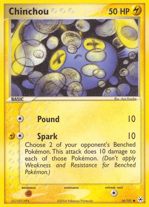Chinchou 2004 Pokemon