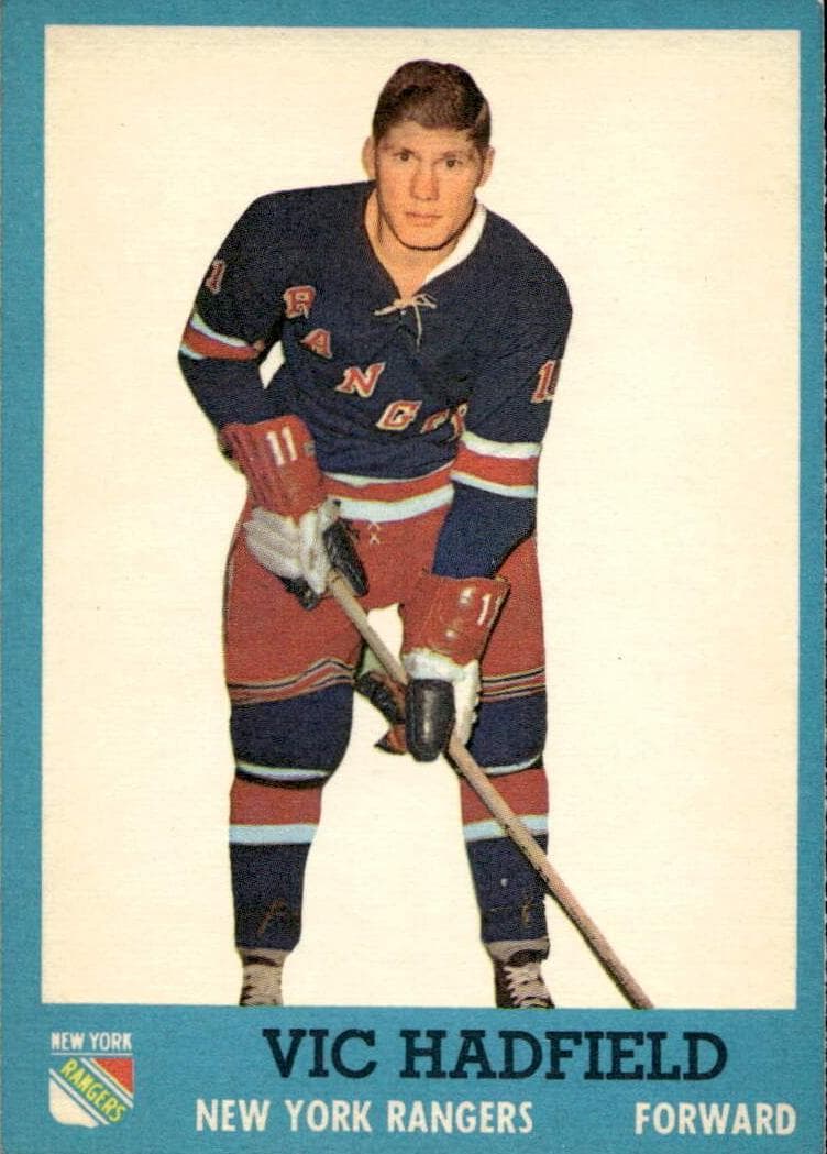 Vic Hadfield 1962 topps Topps