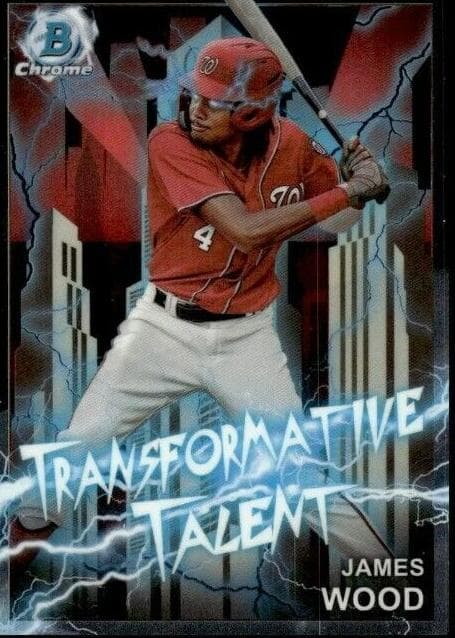 James Wood 2023 bowman Bowman Draft