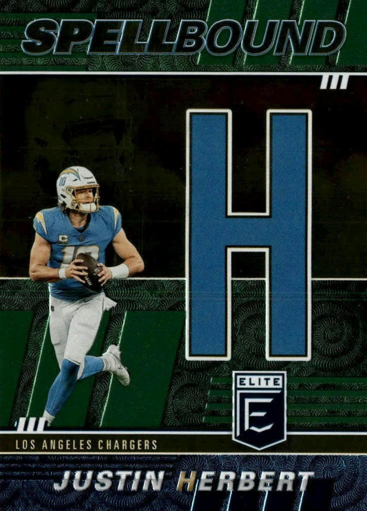Justin Herbert 2022 panini Donruss Elite