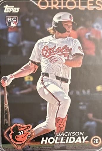 JACKSON HOLLIDAY - # US50 - BA 2024 Topps Update