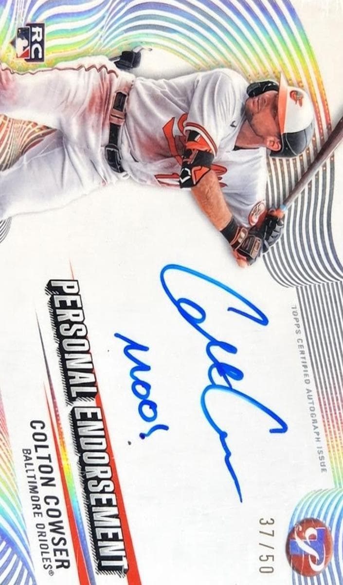 Colton Cowser 2024 topps Topps Pristine