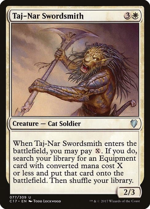 Taj-Nar Swordsmith 2003 Magic: The Gathering Mirrodin