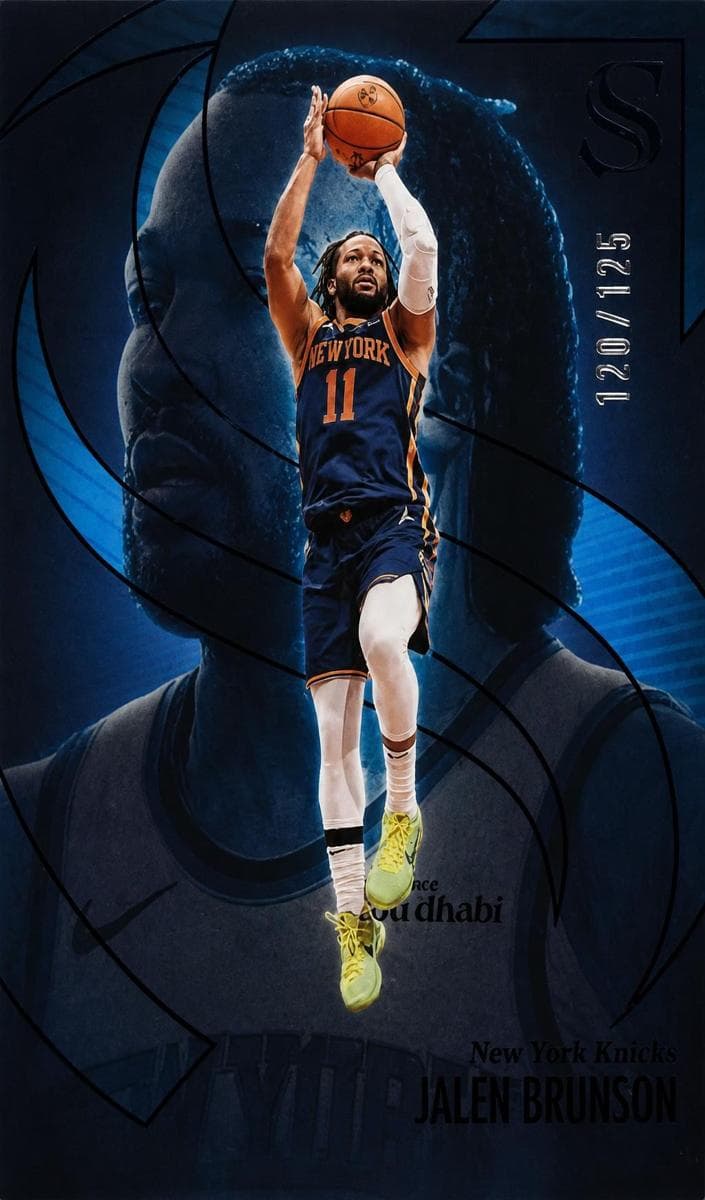 Jalen Brunson 2024 panini Panini Silhouette