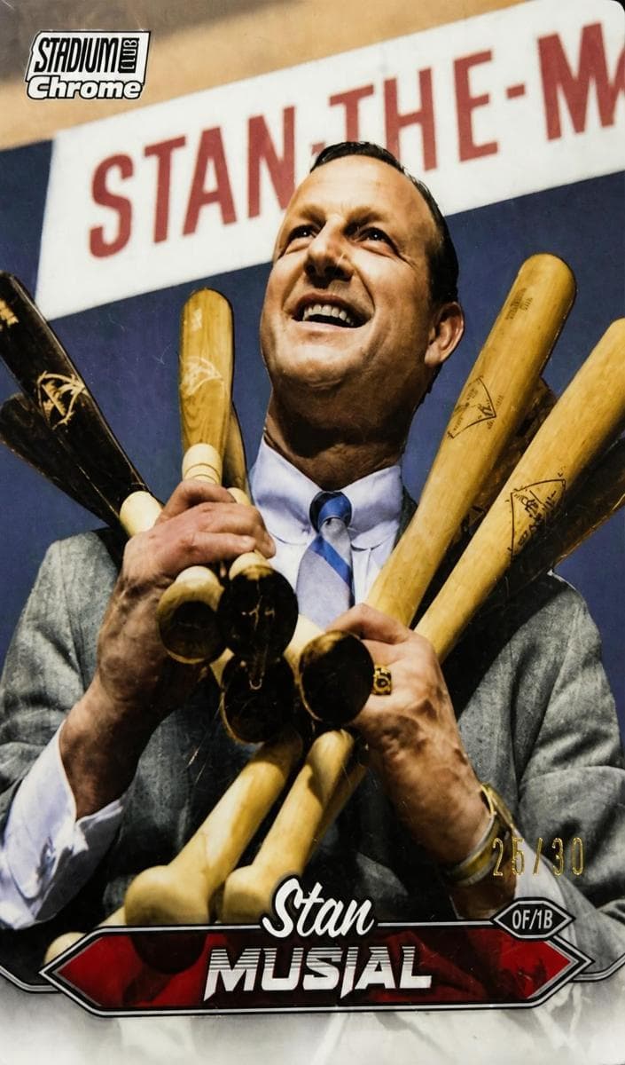 Stan Musial 2024 topps Stadium Club