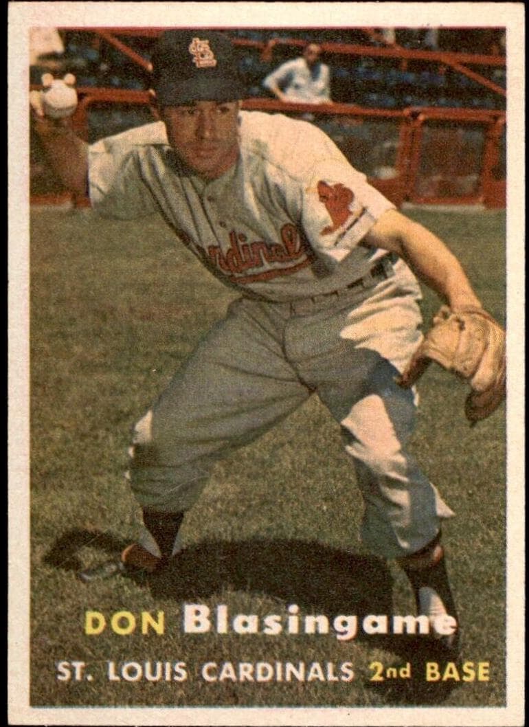 Don Blasingame 1957 topps Topps