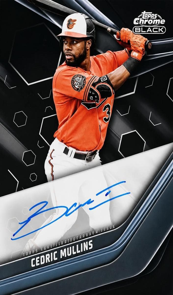 Cedric Mullins 2023 topps Topps Chrome Black