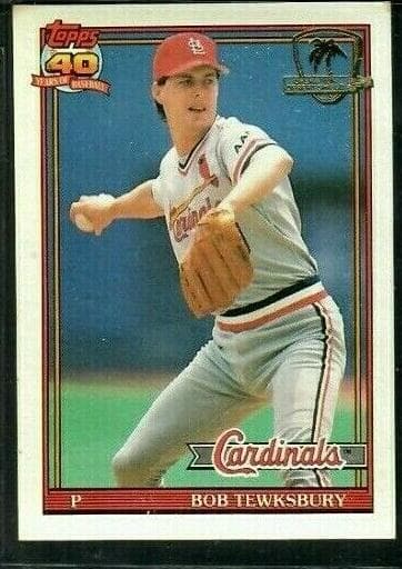 Bob Tewksbury 1991 topps Topps