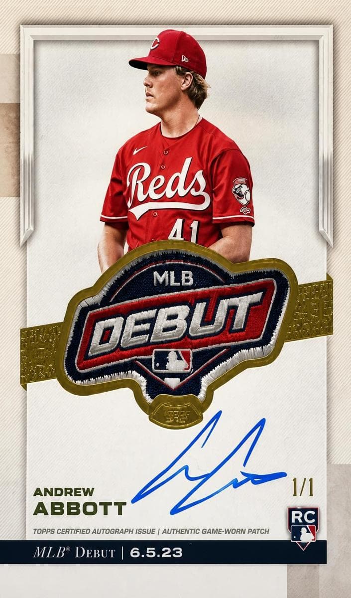 Andrew Abbott 2024 topps Topps Chrome Update