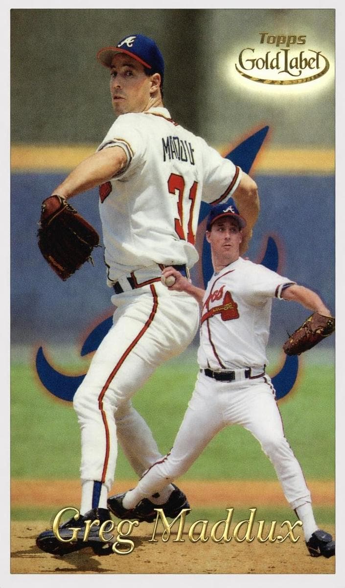 Greg Maddux 1999 topps Topps Gold Label