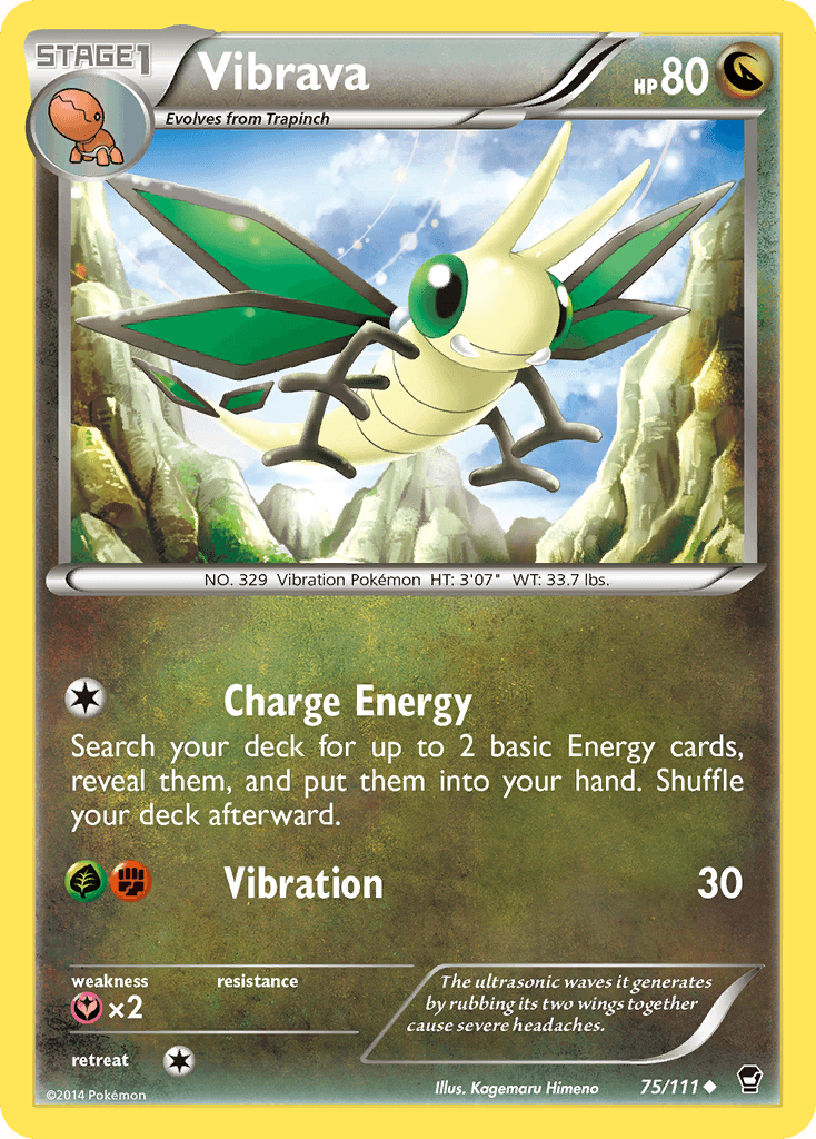 Vibrava 2014 Pokemon Furious Fists