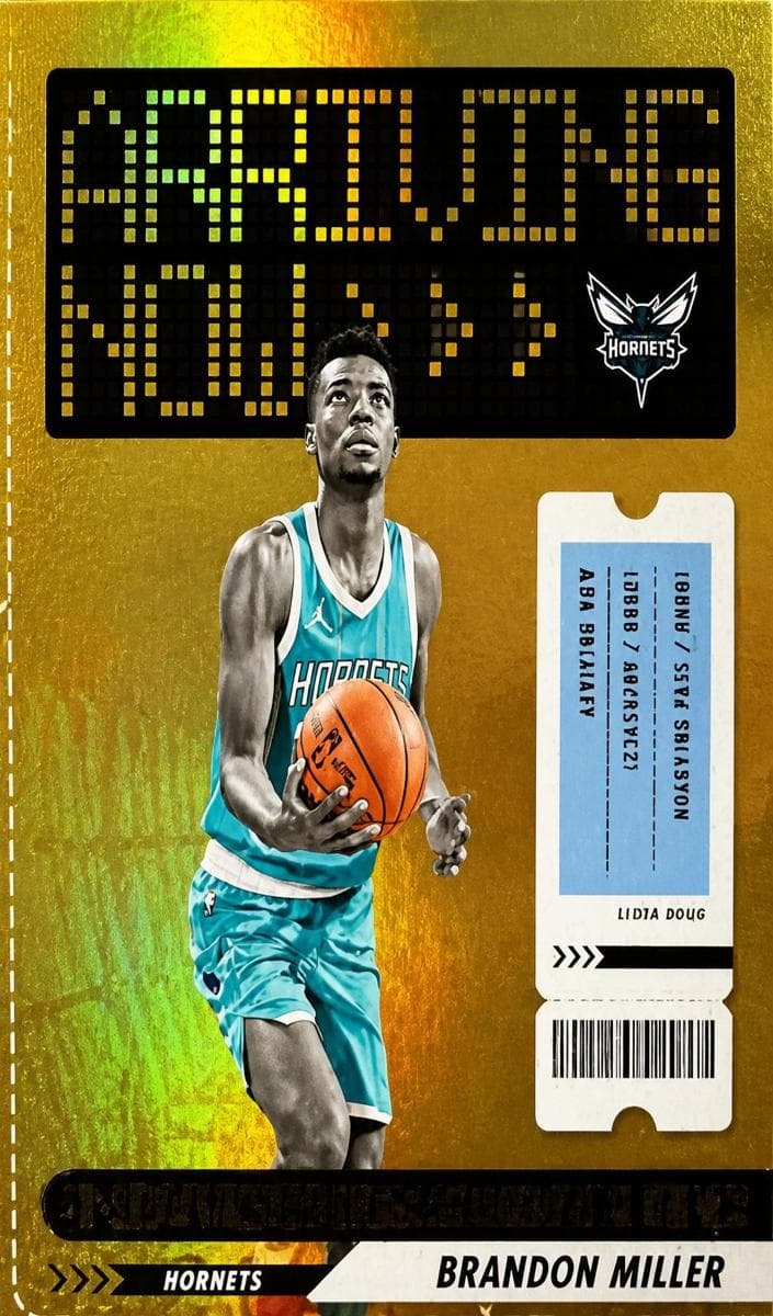 Brandon Miller 2023 panini Hoops Winter