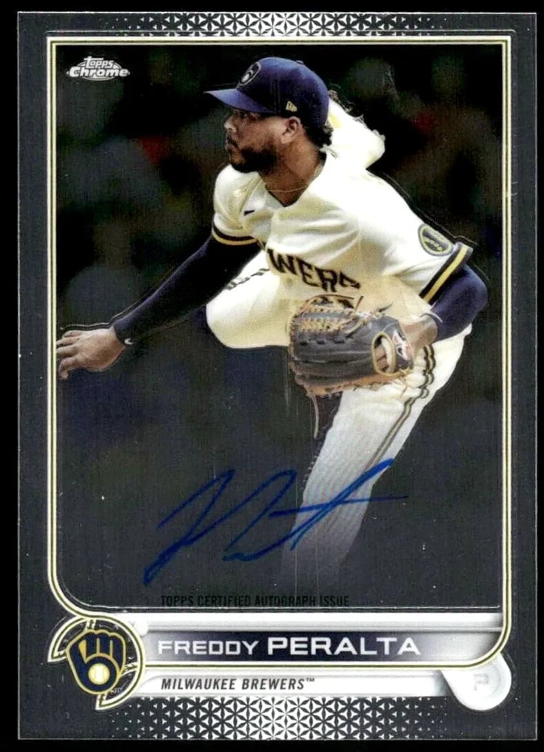 Freddy Peralta 2022 topps Topps Chrome