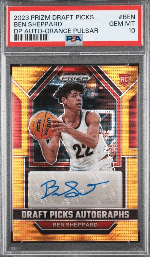 Ben Sheppard 2023 panini Panini Prizm Draft Picks