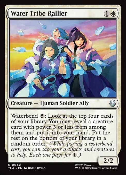 Water Tribe Rallier 2025 Magic: The Gathering Avatar: The Last Airbender